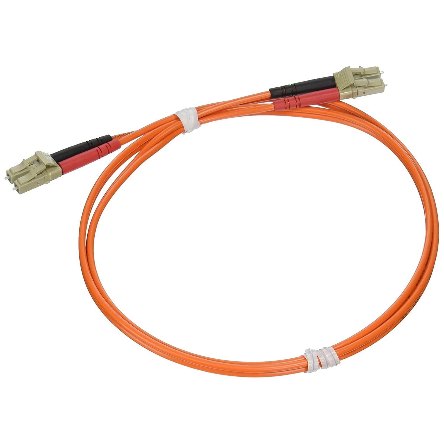 C2G/Cables to Go 14500 LC/LC Duplex 50/125 Multimode Fiber Patch Cable (1 Meters, Orange)