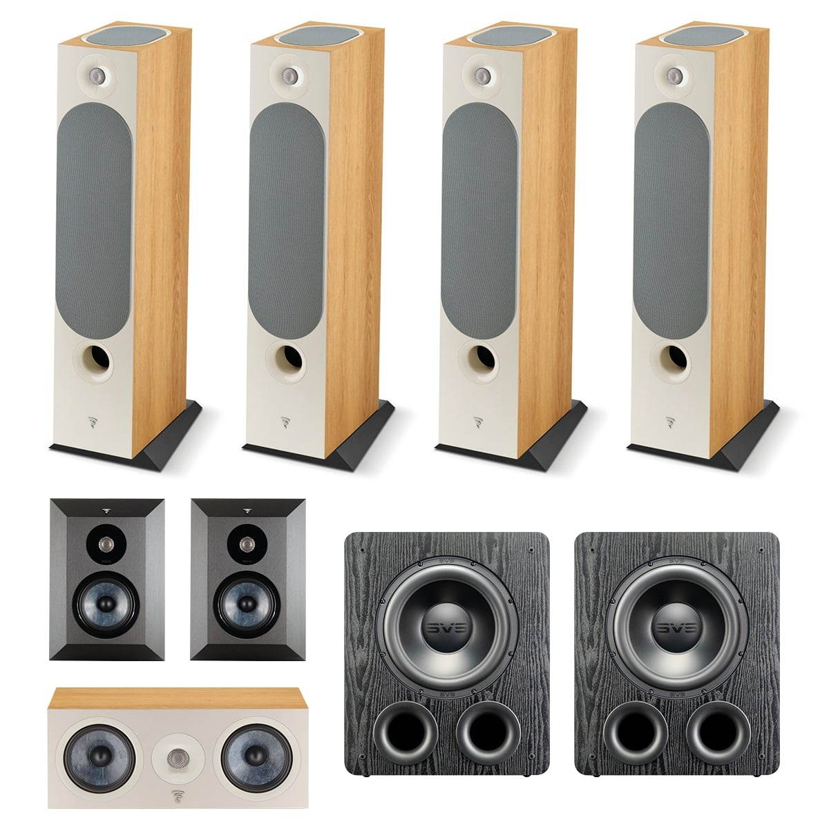 BIC America DV-32CLR 3.5" 2-Way Center Channel Speaker Single