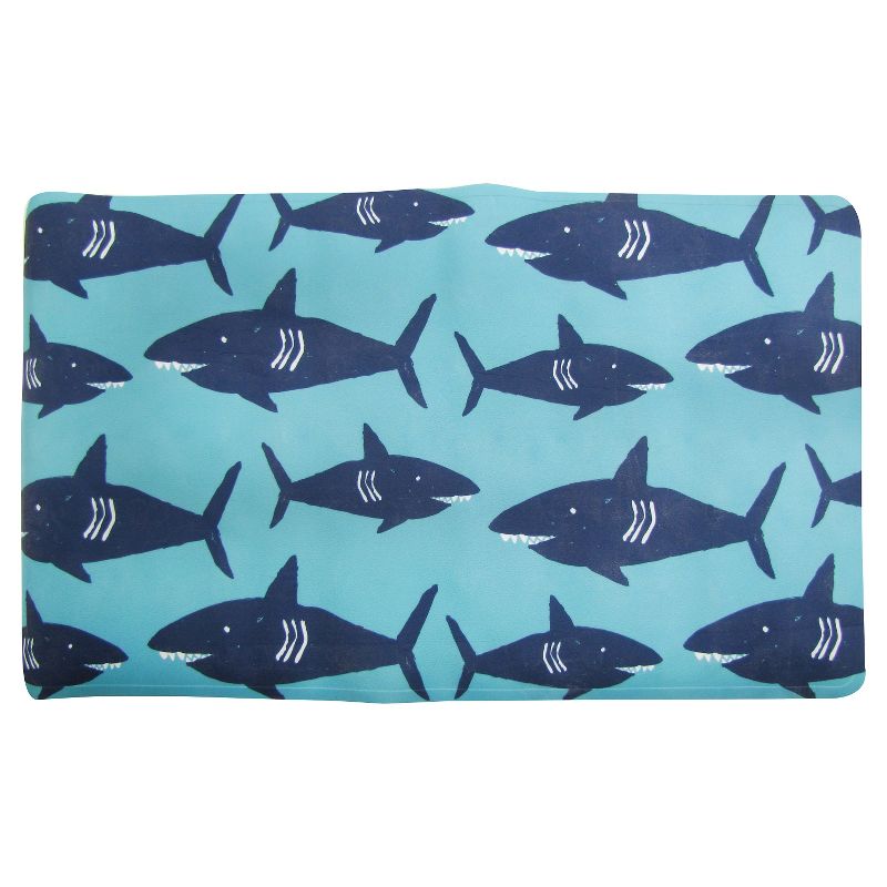 Shark Bath Mat Blue - Pillowfort™