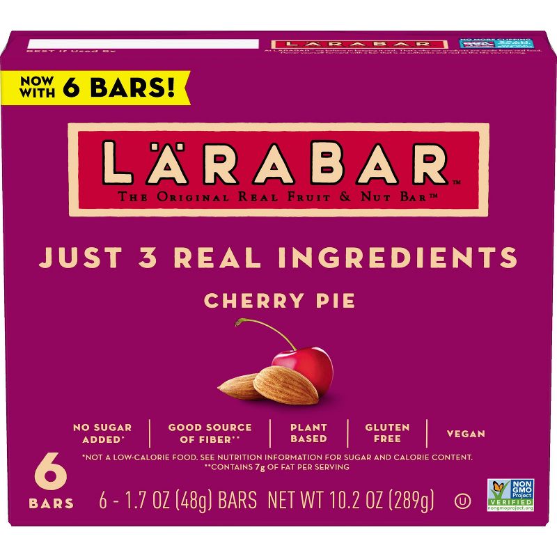 Larabar Cherry Pie Protein Bar - 9.6oz/6ct