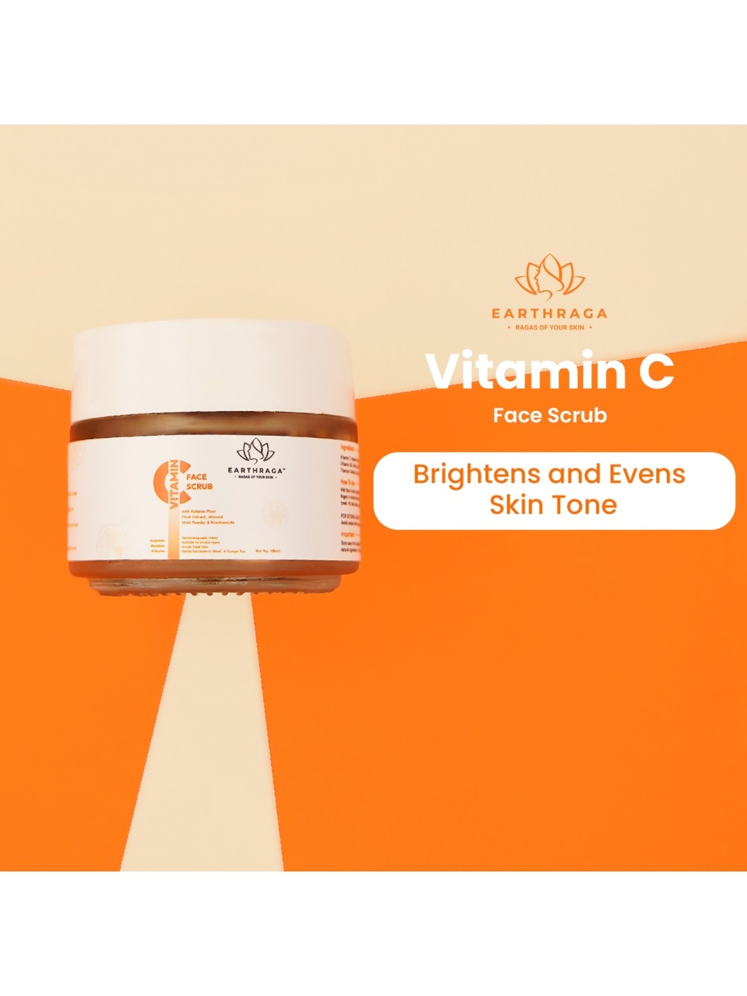 Earthraga Vitamin C Face Scrub - 100 ml