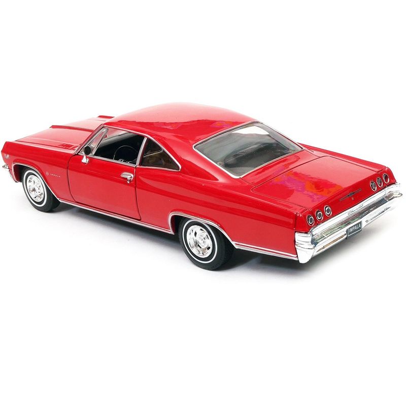 1965 Chevrolet Impala SS 396 Red 1/24 Diecast Model Car by Welly