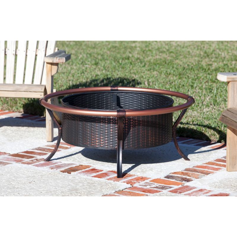 Copper Rail Fire Pit - Fire Sense