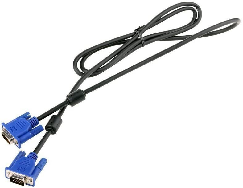 BeElion 15Pin 5FT Gold Plated DB15 VGA Male to Male Monitor Cable VGA to VGAHD| Blue| 1.5 Meters