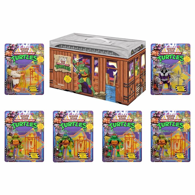 Teenage Mutant Ninja Turtles Movie Star Action Figure Set - 6 Pack