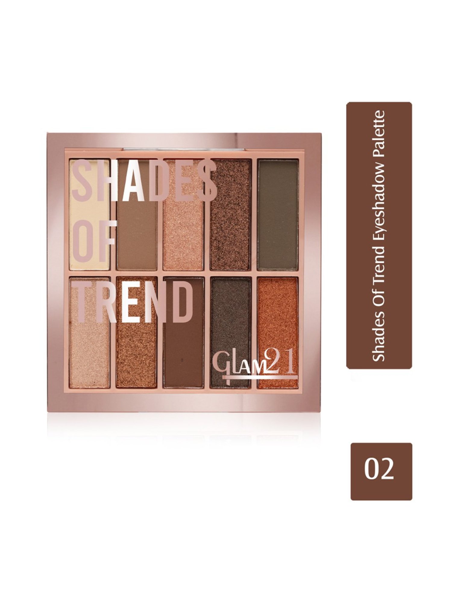 Glam21 Shades of Trend Eyeshadow Palette Shade 02 - 4 gm