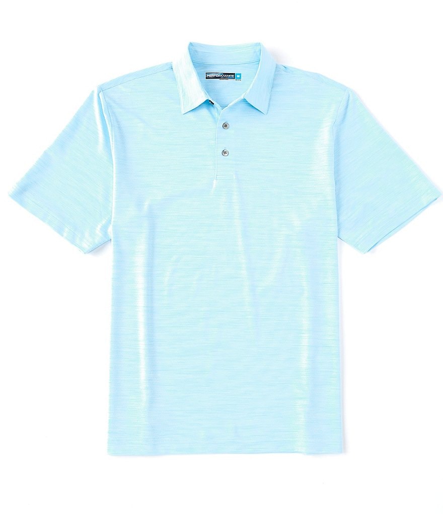Roundtree & Yorke Big & Tall Performance Short-Sleeve Solid Polo