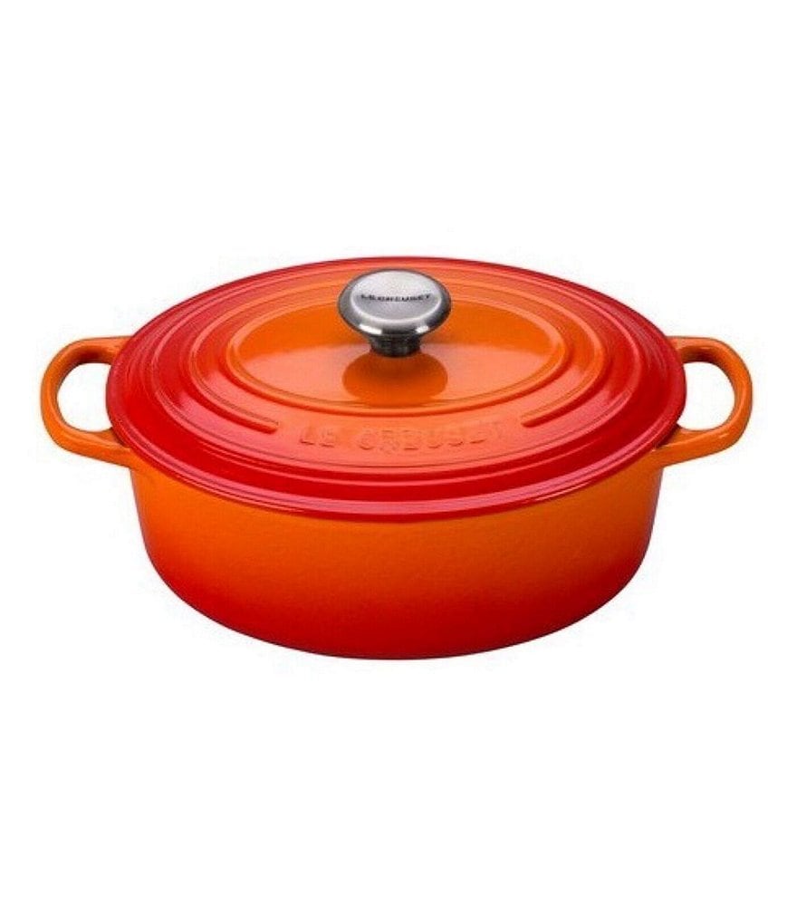 Le Creuset 5-Quart Signature Oval Dutch Oven with Stainless Steel Knob