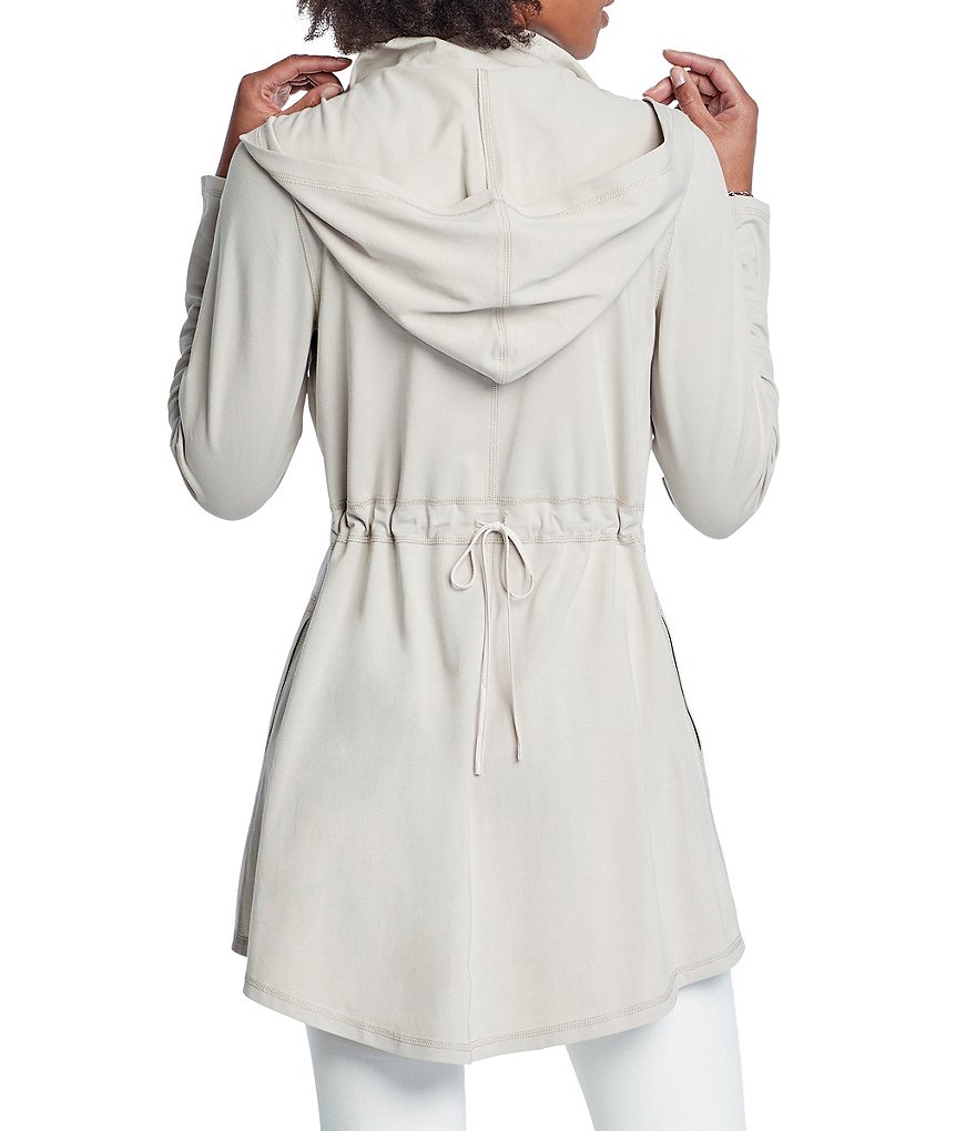 NIC + ZOE Perfect Hi-Low Hooded Drawstring Jacket