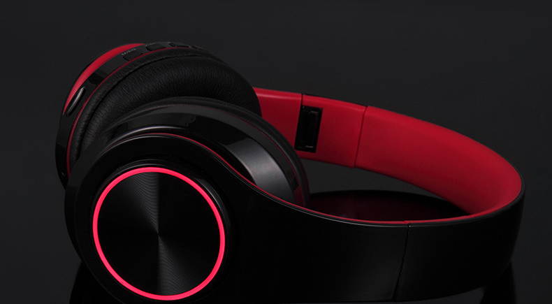 Headphones Call time 4-6h Bilateral stereo BH3 Noise Isolation Headsets for Laptop, Mac, iPhone and Most Android Phones Red RJ-BH3-R