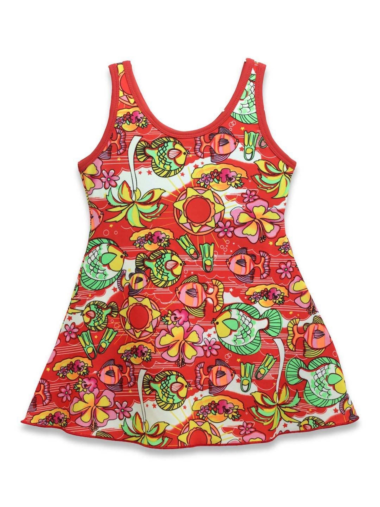 IO Kids Multicolor Printed Maillot