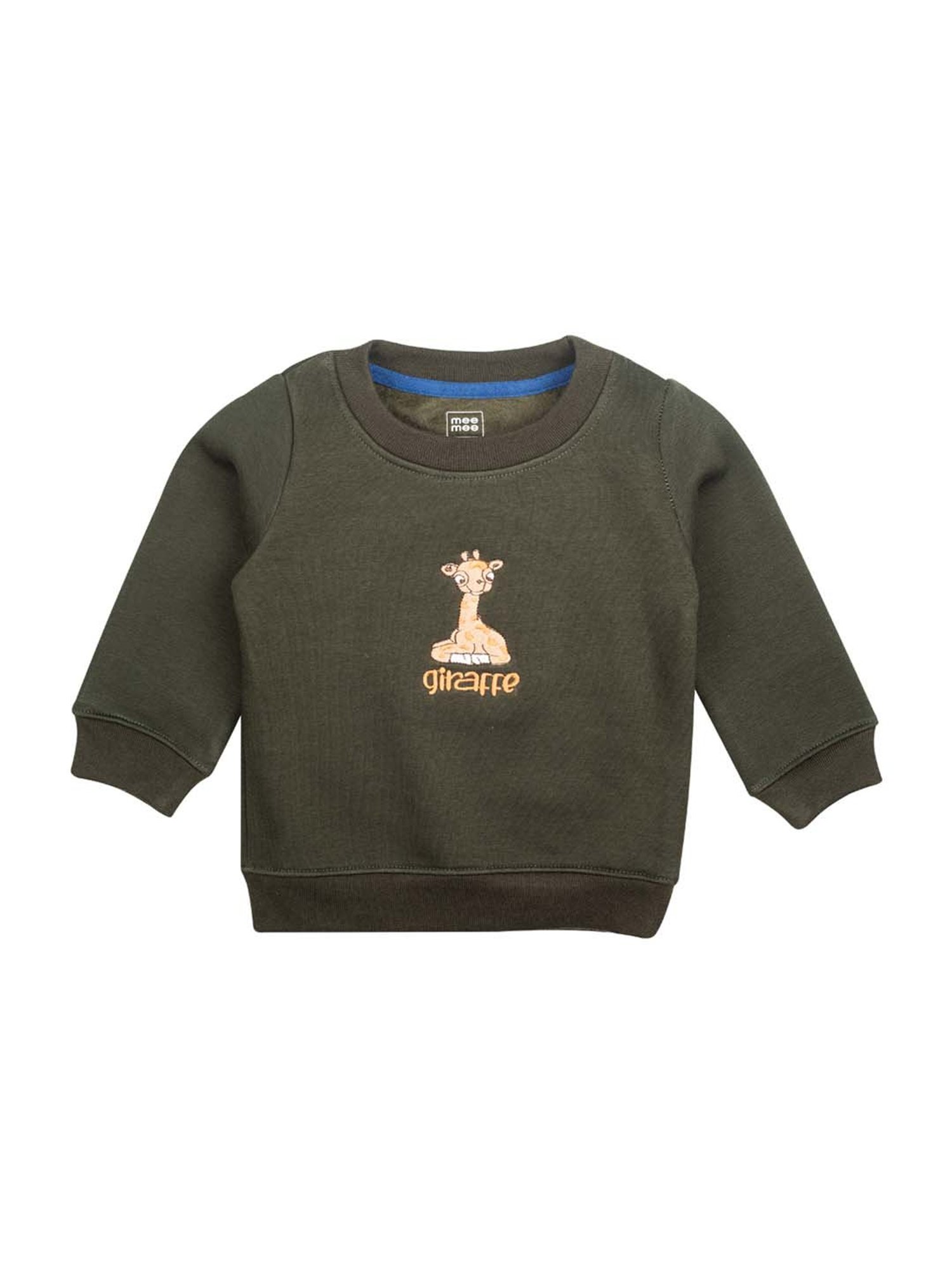 Mee Mee Kids Green Embroidered T-Shirt