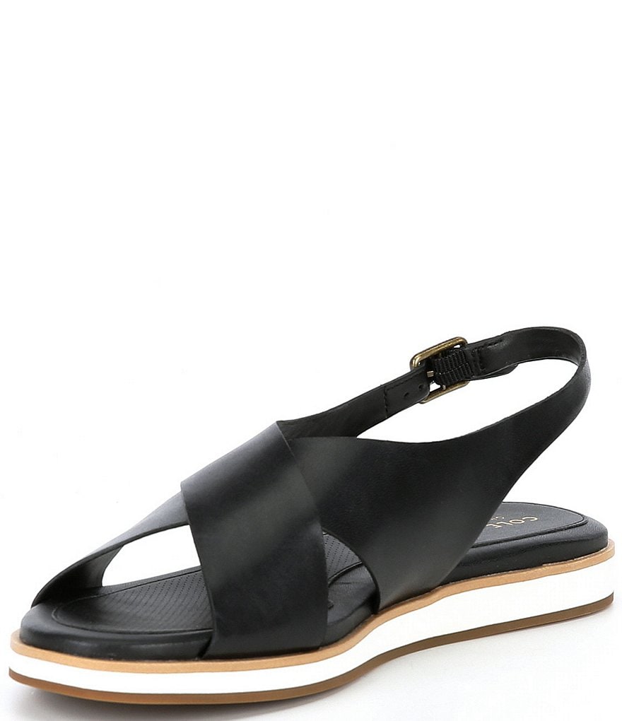 Cole Haan Mira Leather Cross-Band Sandals