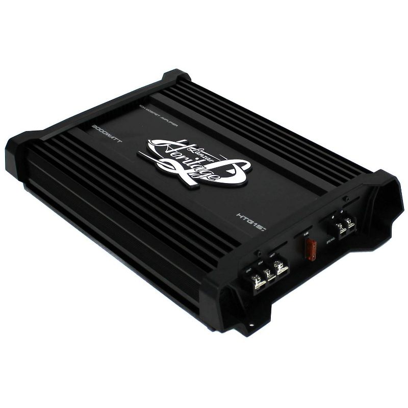 Lanzar HTG157 3000W Mono MOSFET Car Audio Power Amplifier Amp Stereo with 2 Ohm