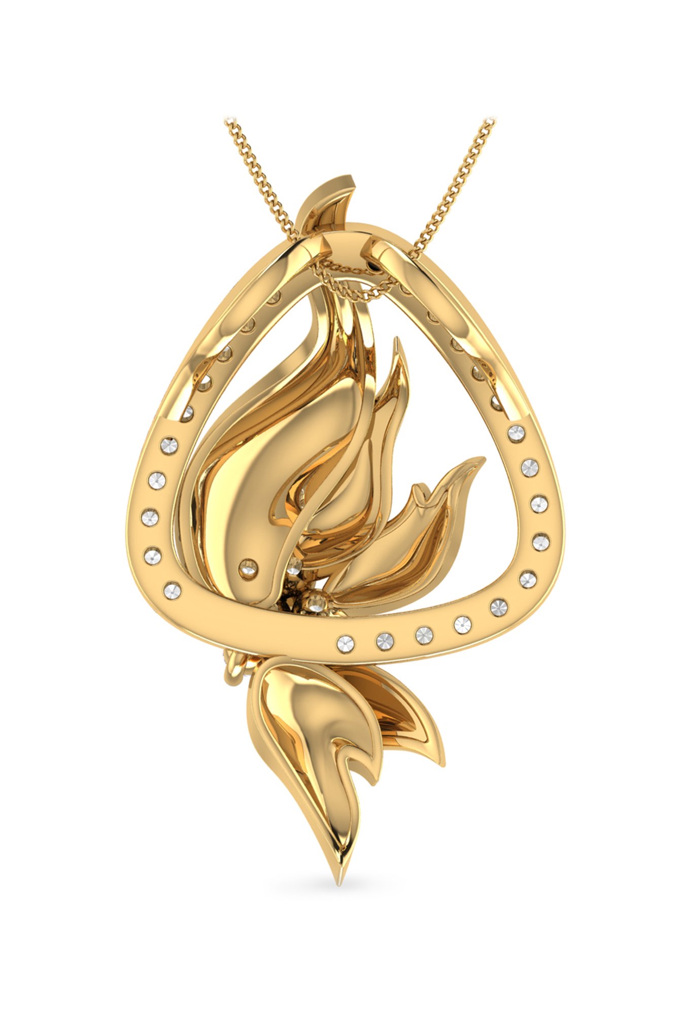 PC Jeweller Asrasya 22 kt Gold Pendant without Chain