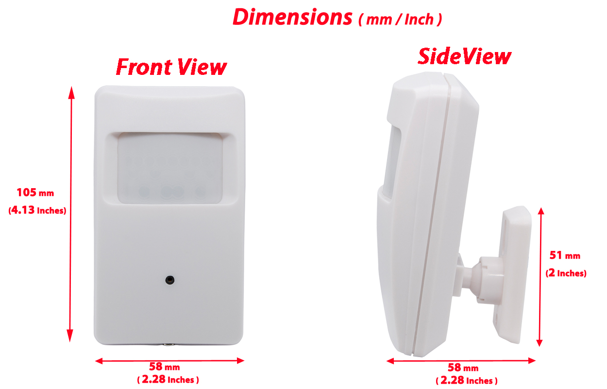 Evertech 2x 1080p Covert Hidden Camera with Night Vision and 8 Channel H264 Security DVR with 1TB Hard Drive  Cable Power Set