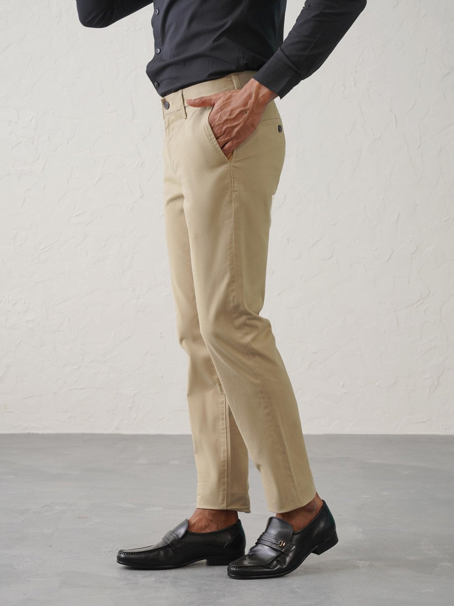MinusOne Camel Regular Fit Chinos