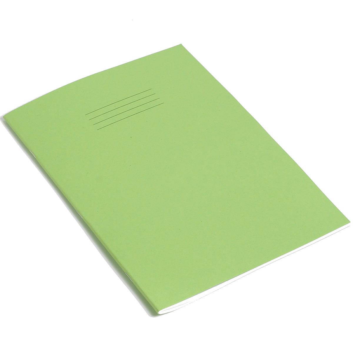 Rhino Exercise Book, A4, 64 page,  Blank pages, Light Green Cover  (Pack of 10)