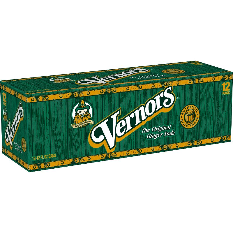Vernors Ginger Soda - 12pk/12 fl oz Cans