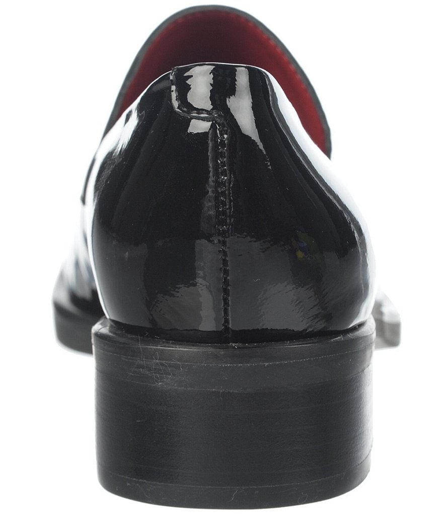 Franco Sarto Bocca Patent Leather Block Heel Loafers