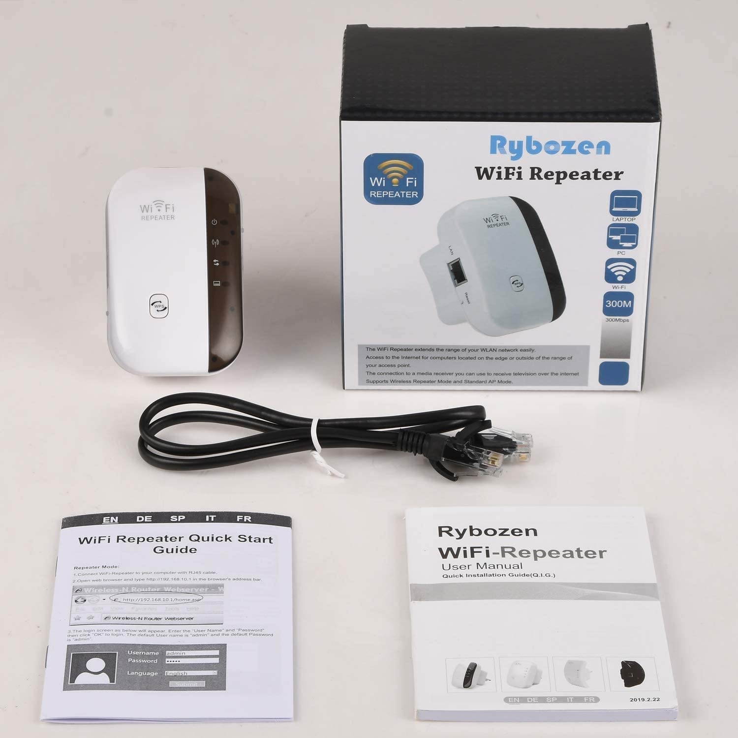 Super Boost WiFi WiFi Range Extender | Up to 300Mbps |Repeater Wireless WiFi Signal Booster | Easy Set-Up | Access Point | 2.4G Network with LAN Port Supports Repeater/AP Mode (Renewed)
