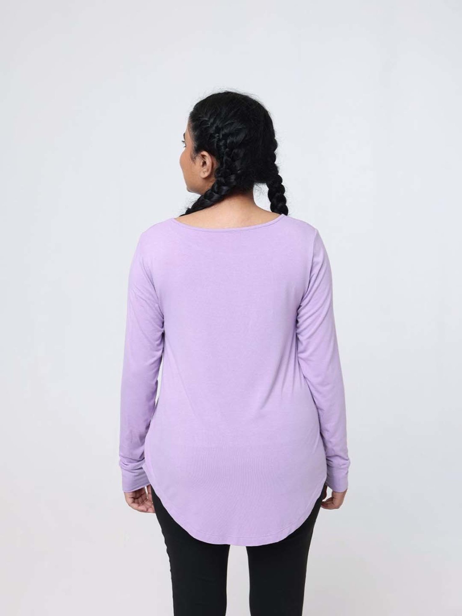 BlissClub Purple Regular Fit Sports T-Shirt