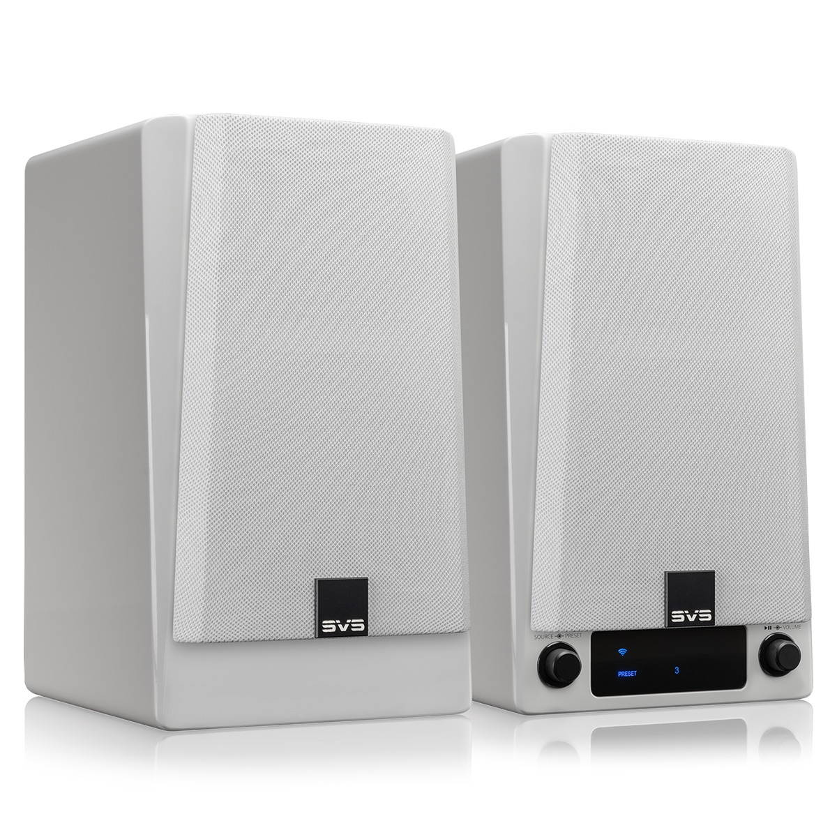 SVS Prime Wireless Powered Speaker System - Pair (White Gloss)