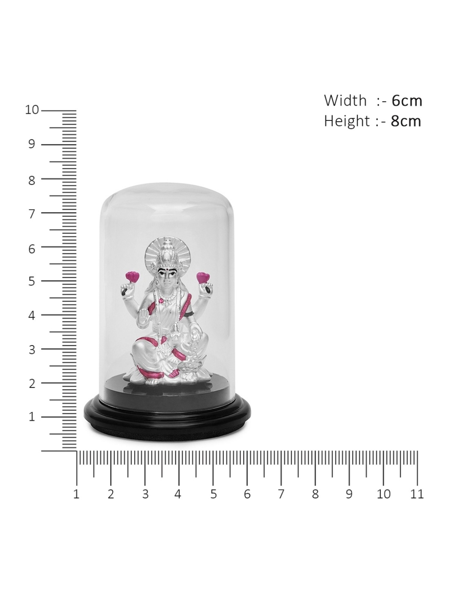 Sri Jagdamba Pearls 0.8 Silver Vishnu Idol