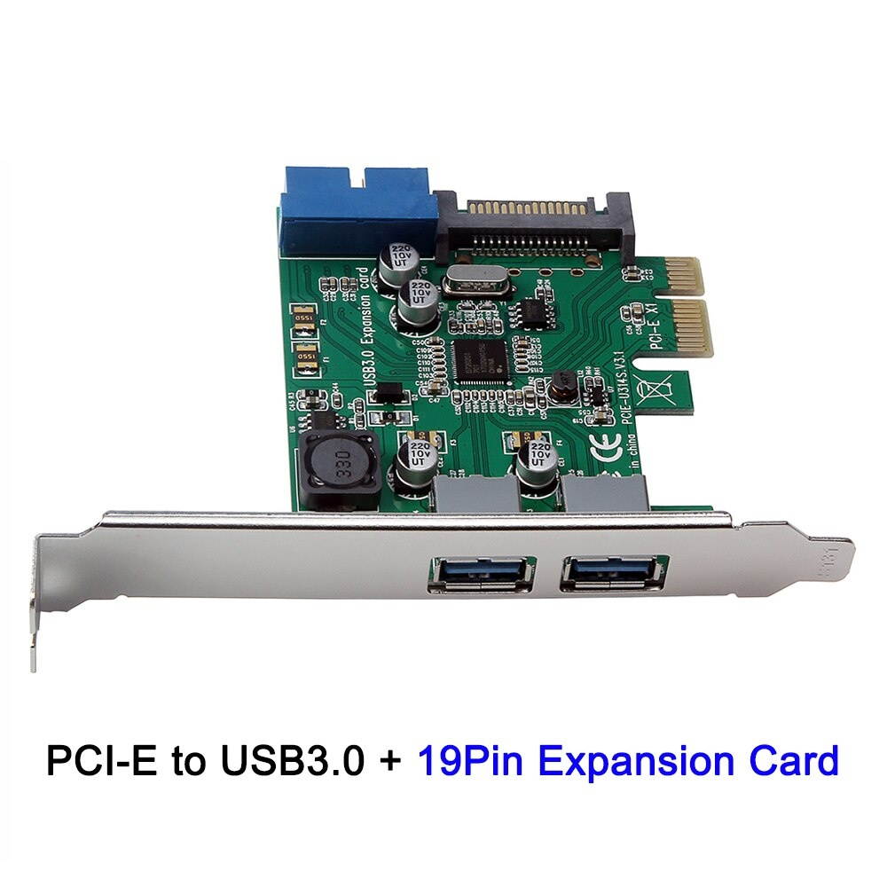 PCI-E to 3.0  Speed Expansion Card 19-PIN PCI Express Adapter Converter Card For Desktop PC