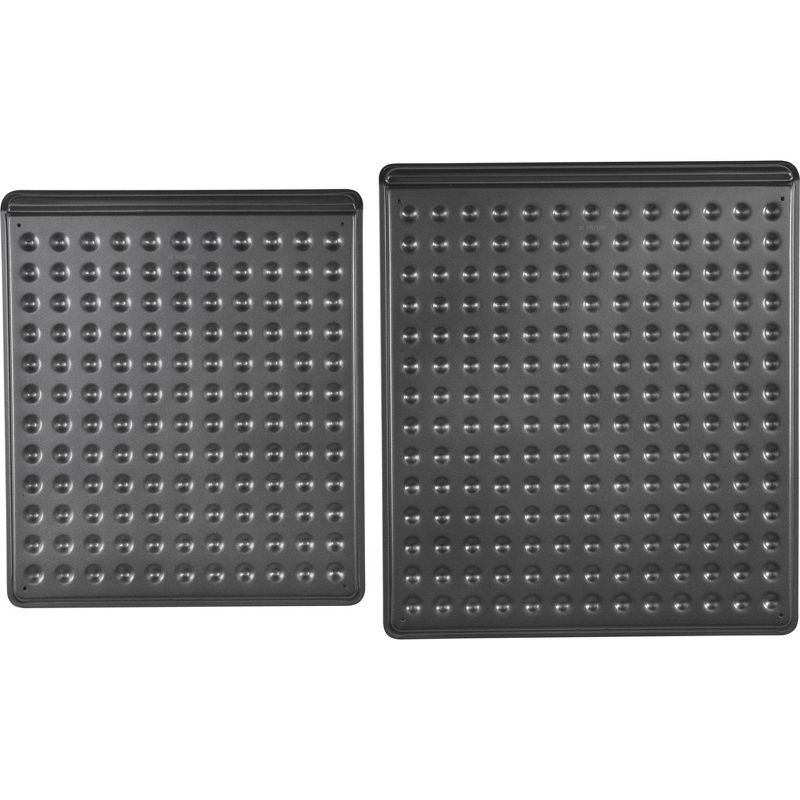 AirBake 14x12 in and 16x14 in Nonstick 2-Pack Cookie Sheet Set