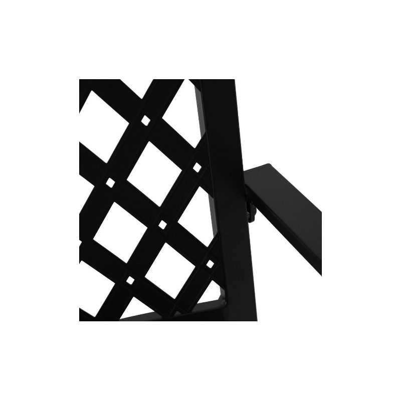 2pc Iron Dining Swivel Chairs With Cushions - Nuu Garden