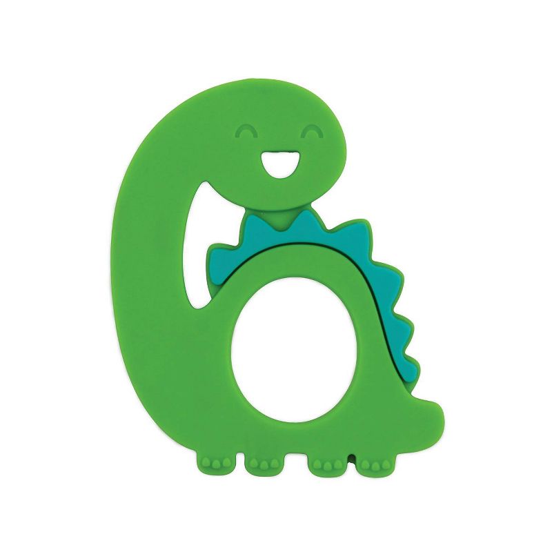 Bumkins Silicone Teether Dinosaur