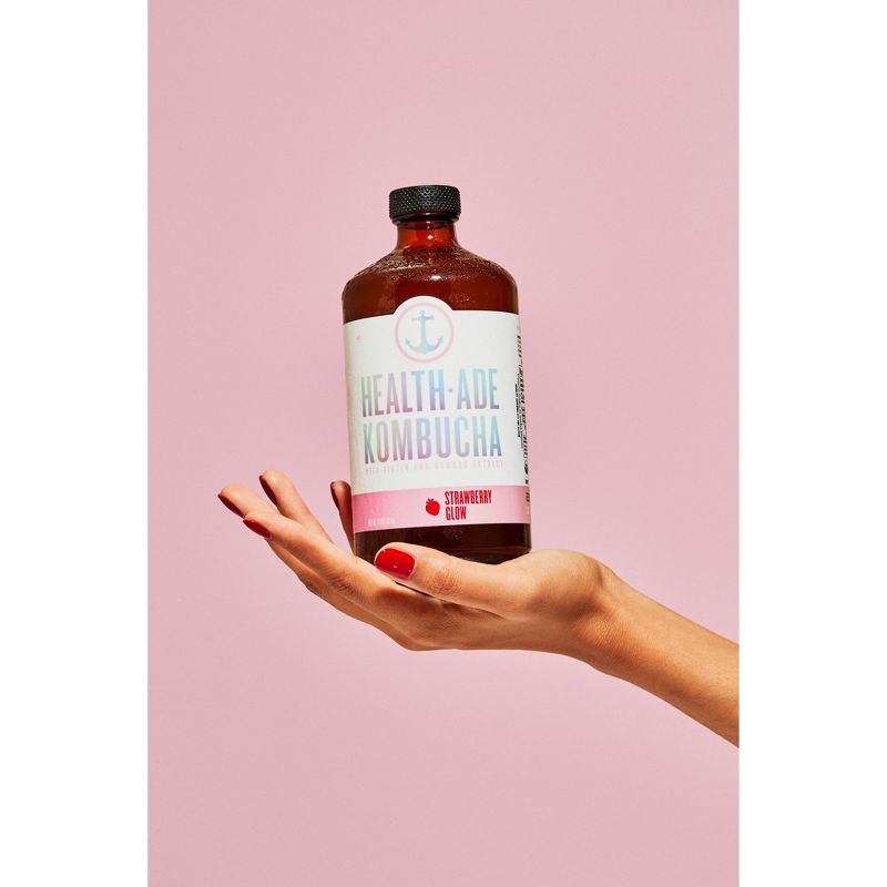 Health-Ade Strawberry Glow Kombucha – 16 fl oz