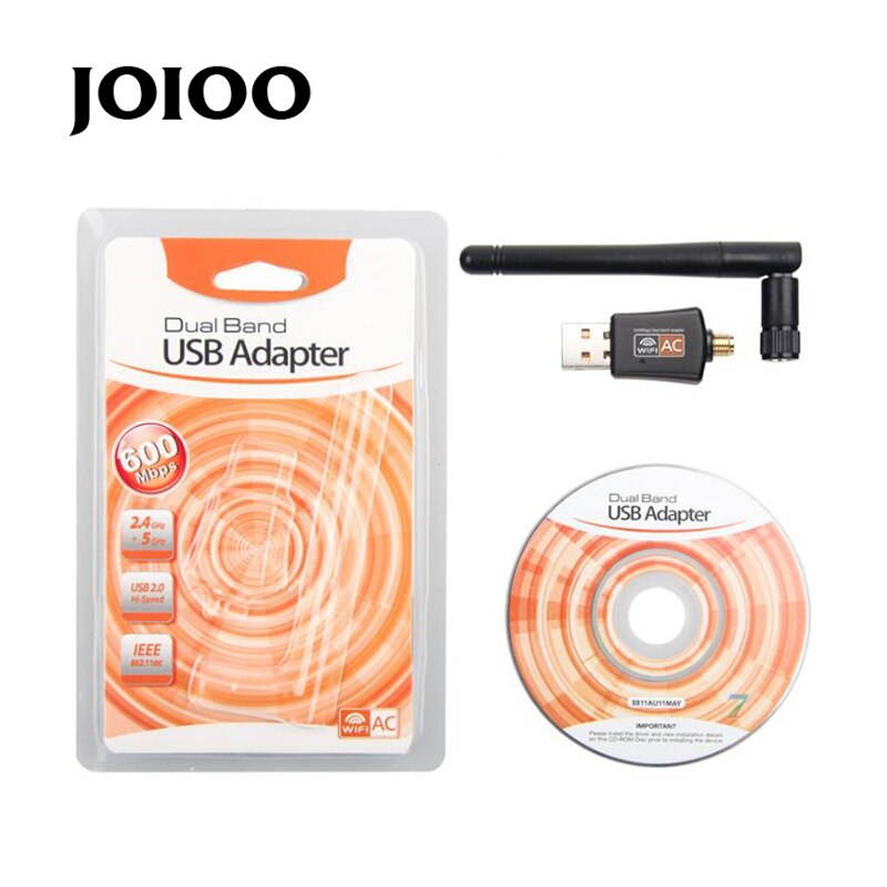 1 pcs RTL8811 chips600Mbps Wifi Adapter Dual Band 2.4G/5.8G Wireless Network Adapter 802.11ac USB Wifi Adapter