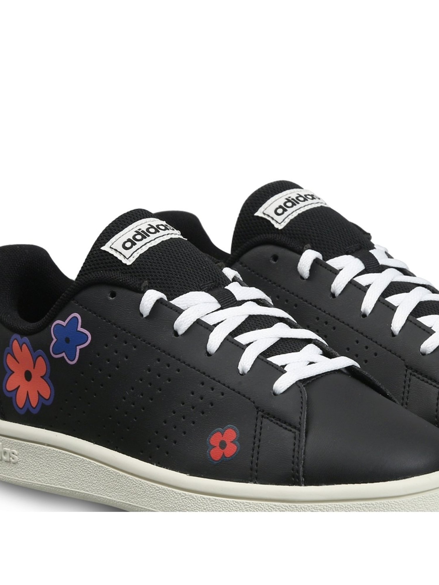 Adidas Women's ADVANTAGE BASE Black Tennis Shoes