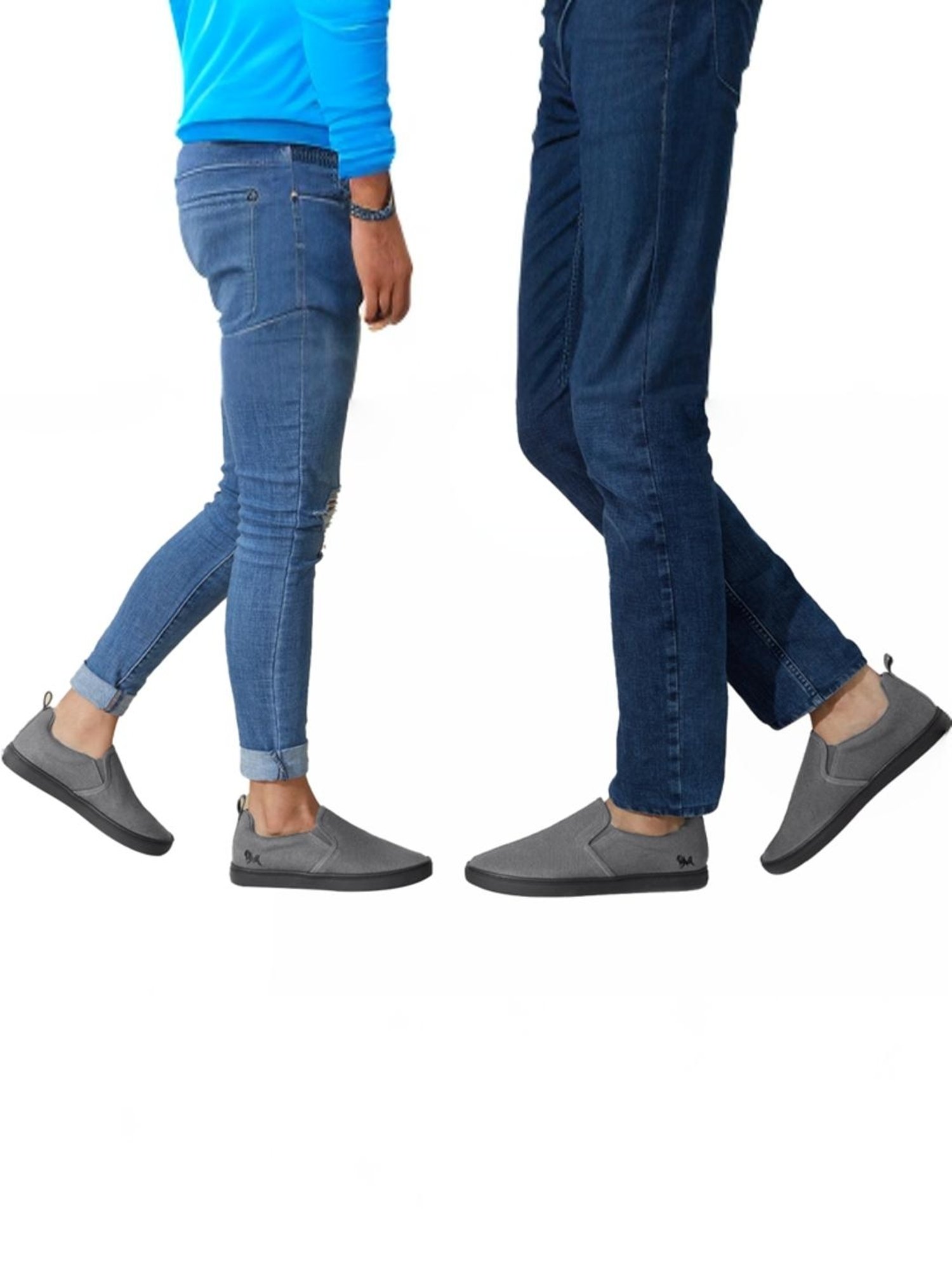 Neemans Men's Classic Pebble Grey Loafers