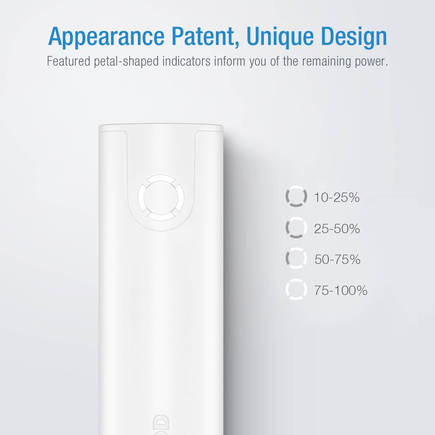 Poweradd Power Bank EnergyCell 5000 High-Speed Charging Portable Charger 5000mAh Slim External Battery with 2.4A Output, for iPhone XS, Samsung S9 Cell Phone, Pink