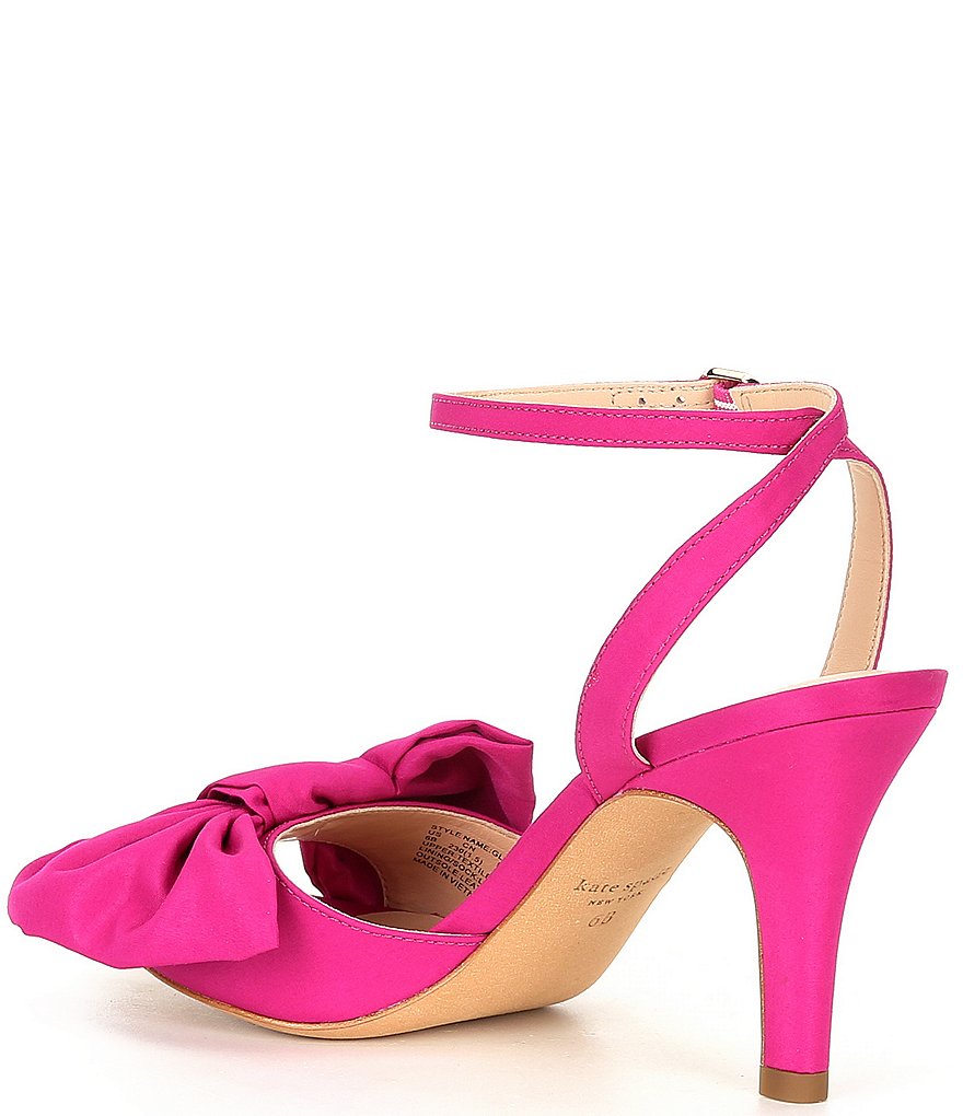 kate spade new york Gloria Bow Detail Ankle Strap Dress Sandals