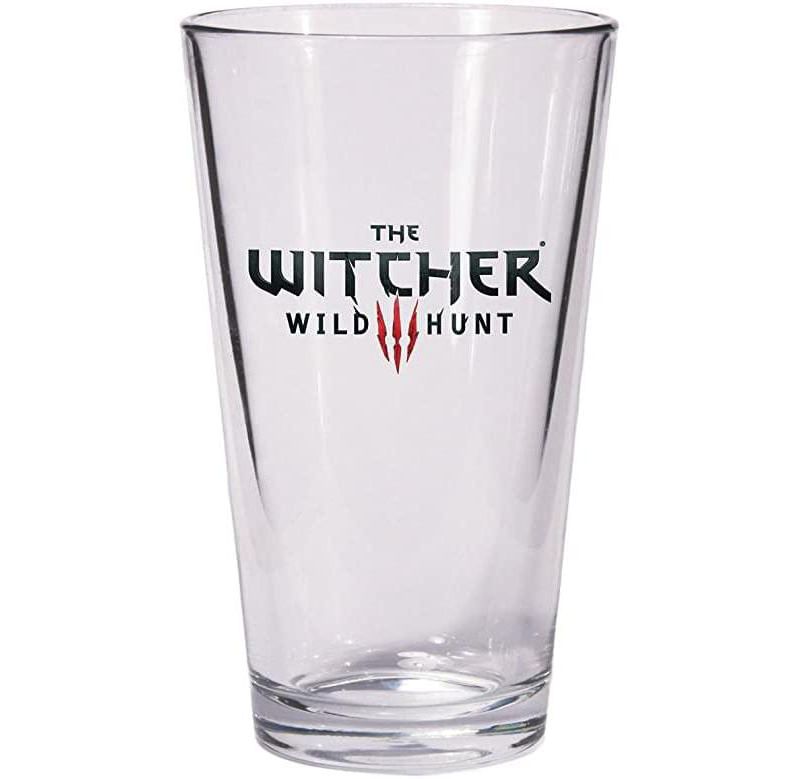 Dark Horse Comics The Witcher 3 Wild Hunt 2-Piece Pint Glass Set | Geralt & Triss w/ Yennefer