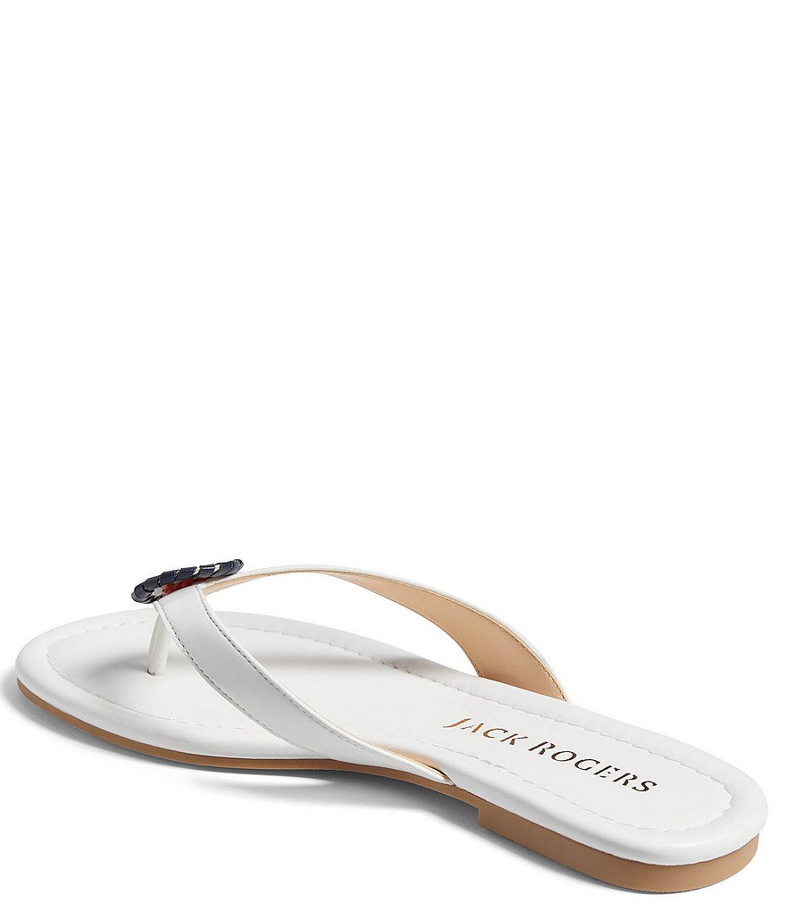 Jack Rogers Rowan Patriotic Flip Flops