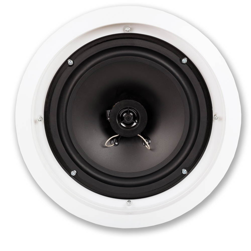 Acoustic Audio SP8c Flush Mount In Ceiling Speakers with 8" Woofers 4 Pair Pack