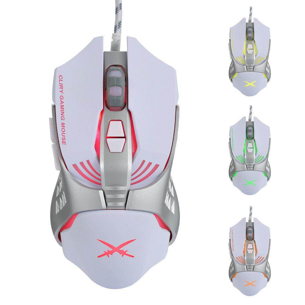 X2 4800DPI Wired 7D USB LED Backlight Gaming Mouse Mice For PC Laptop Desktop