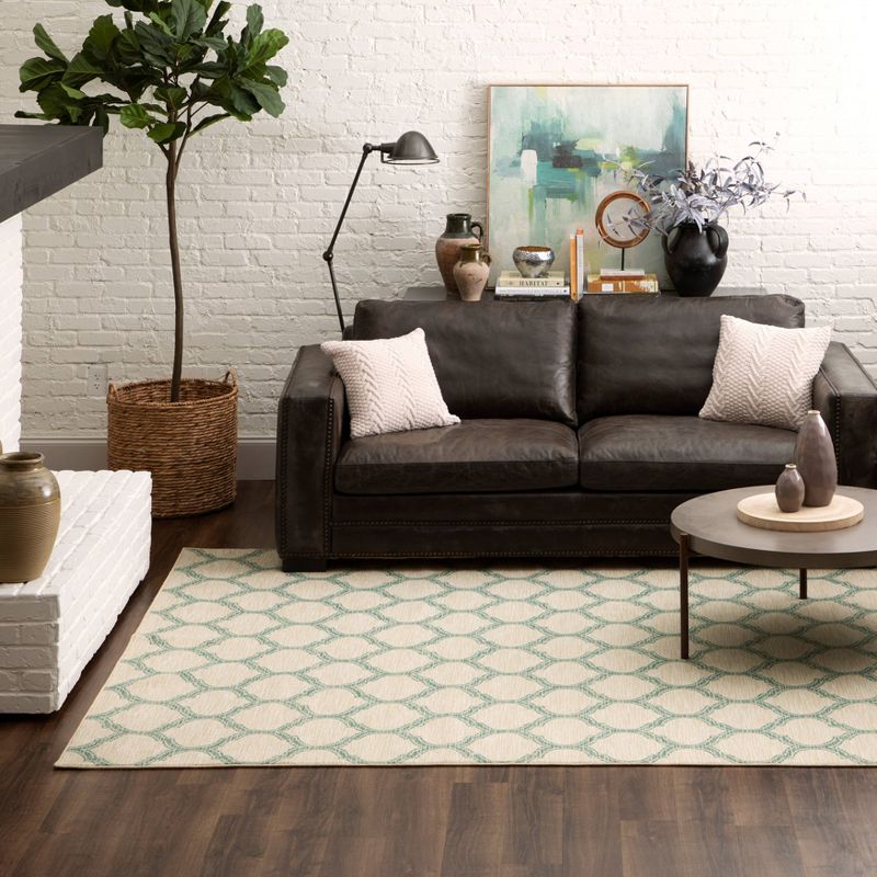 8'X10' Shapes Area Rug Aqua - Mohawk