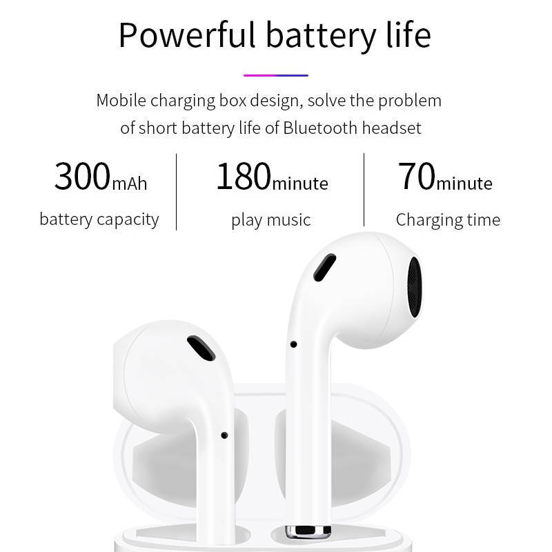 CORN  P16 TWS Bluetooth 5.0 Wireless Headphones 4D Sound Stereo Earphones Wireless Charging Earbuds With Pop-up For Smart Phone