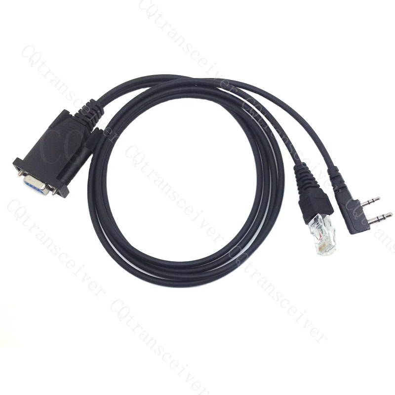 CQtransceiver KPG22 KPG46 2 Cable in 1 CAT Interface Programming Lead for Kenwood Radio TK3107 TK3118 TK-8108