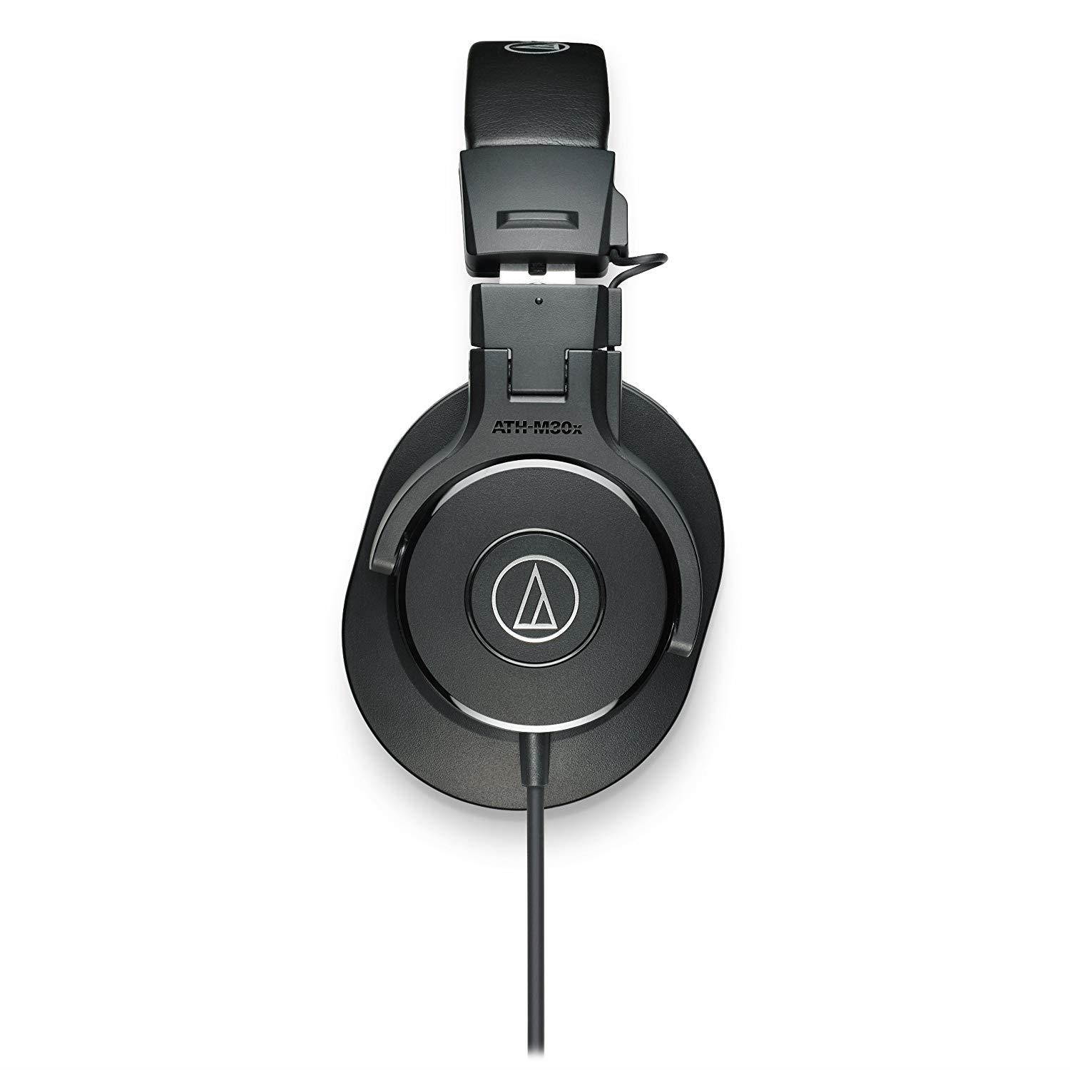 Audio-Technica ATH-M30x Professional Studio Monitor Headphones, Black