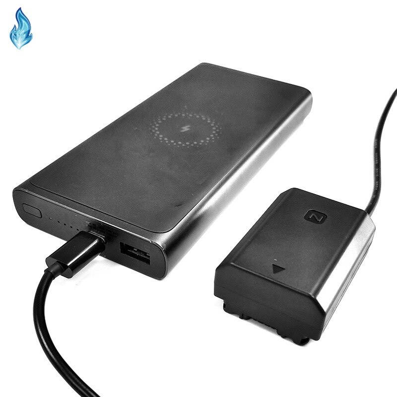 PD Power Adapter NPFZ100 NP-FZ100 DC Coupler for Sony Cameras Alpha A9 a7 iii A7RM3 A7RIII A7M3 ILCE-9