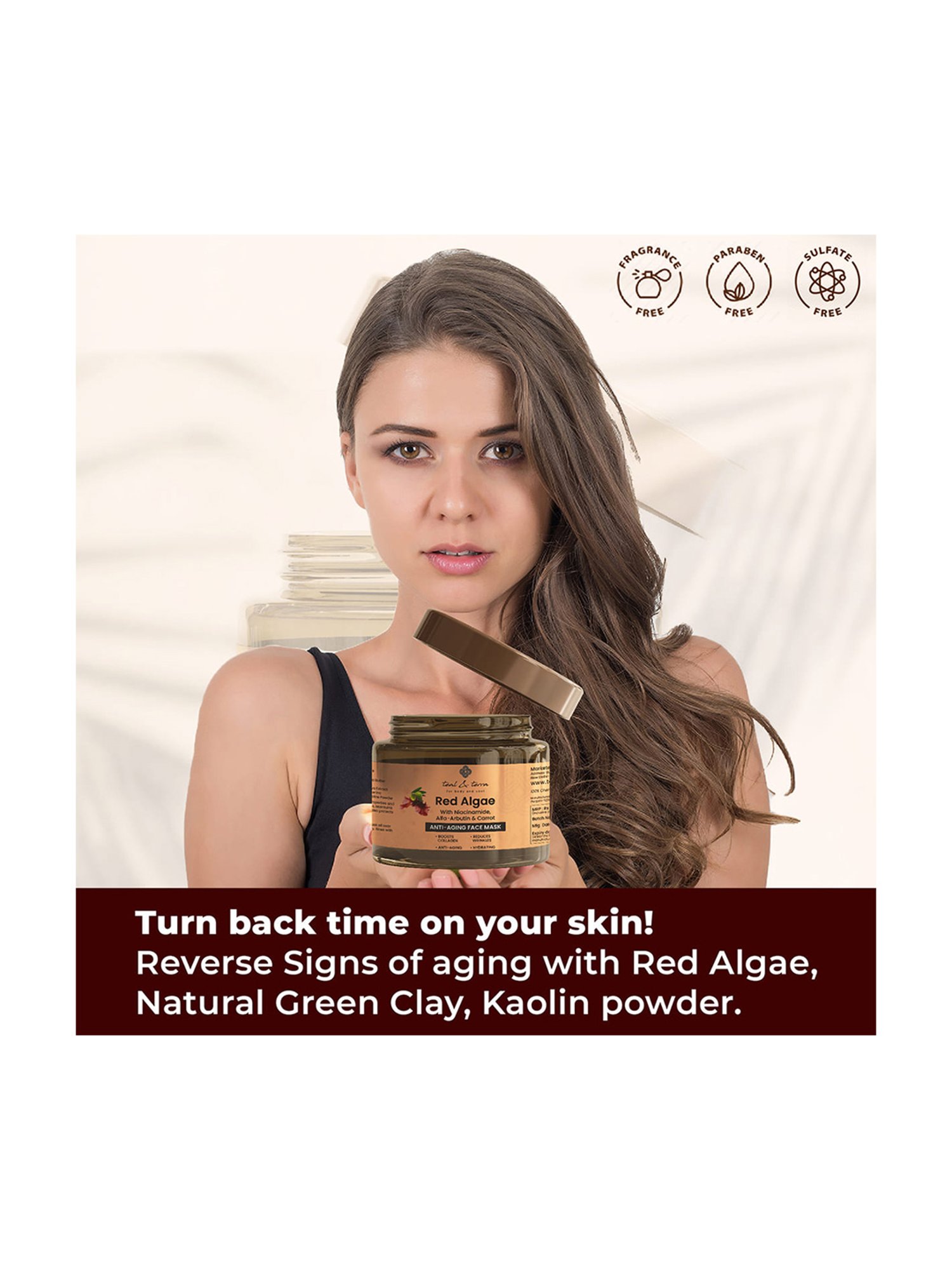 Teal & Terra Red Algae Anti Aging Face Mask