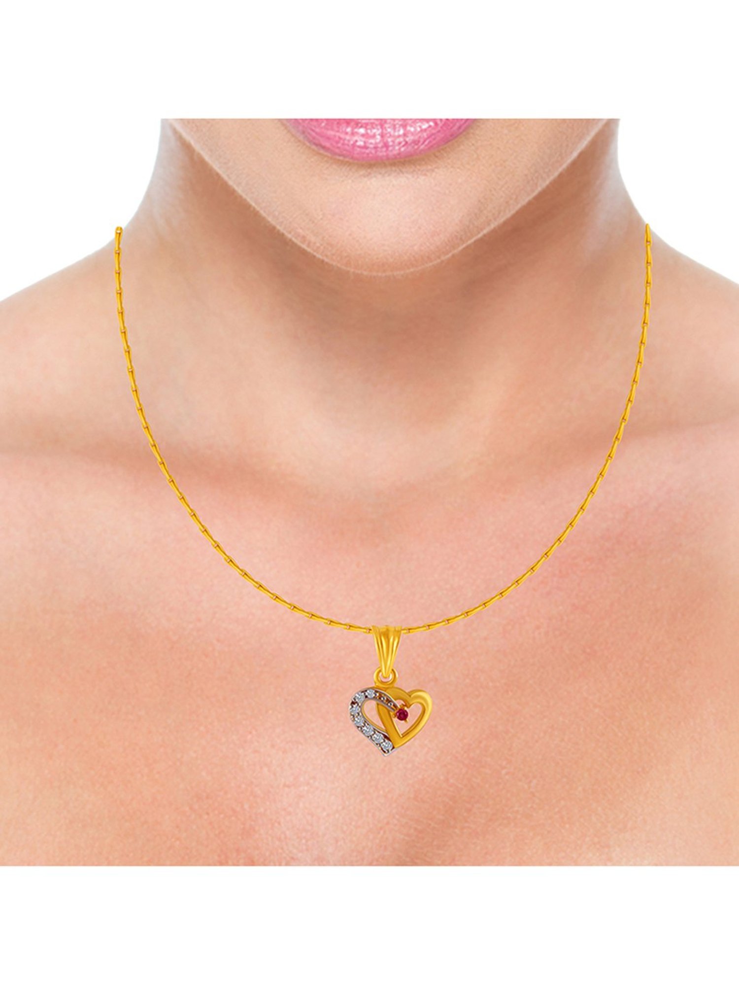 P.C. Chandra Jewellers 14 kt Gold Pendant