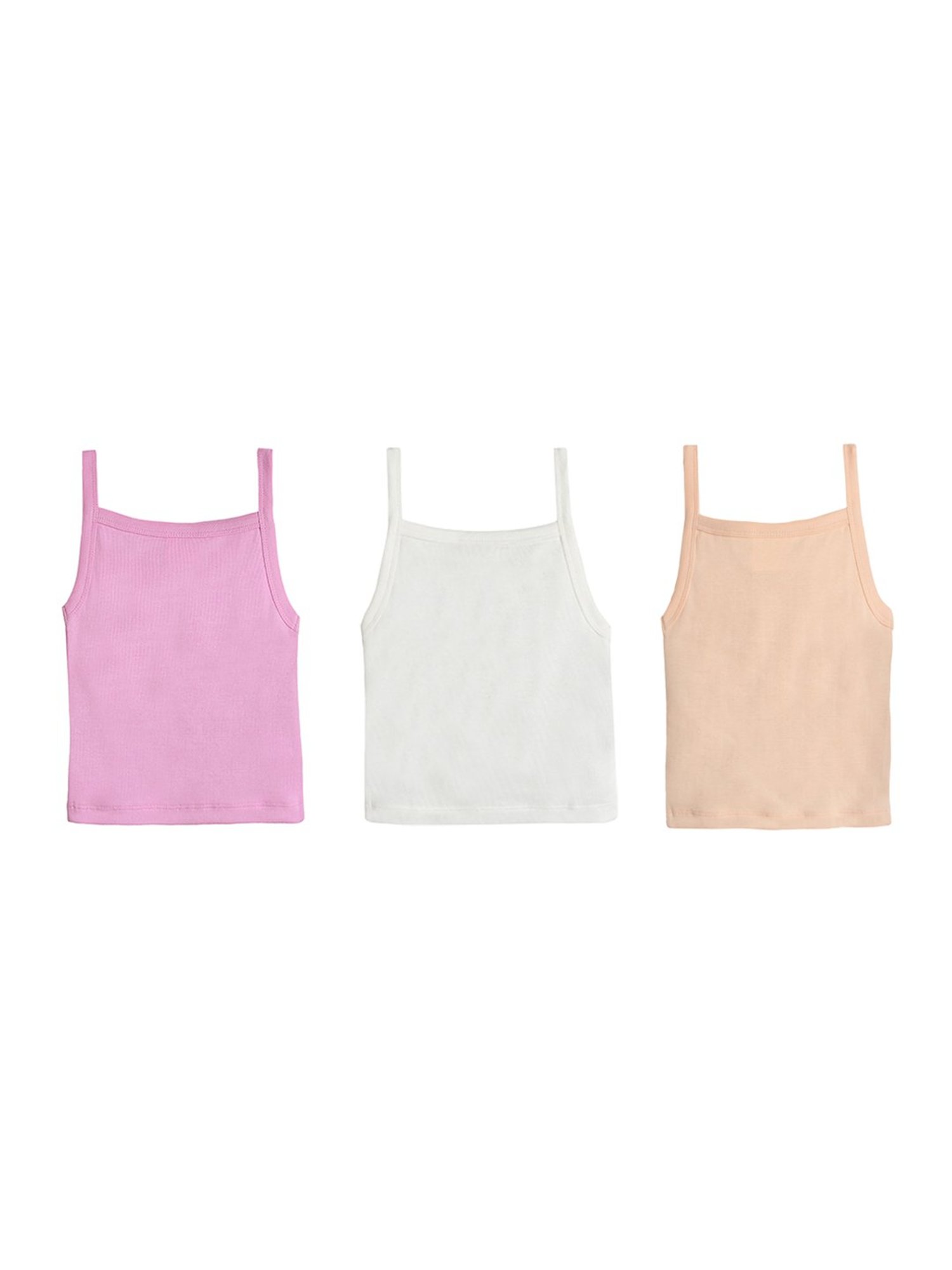 MiArcus Kids Multicolor Printed Camisole (Pack Of 3)